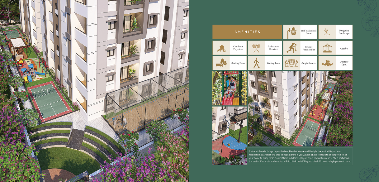 2 BHK 1335 sqft Apartment for sale at Arcadia, Hyderabad